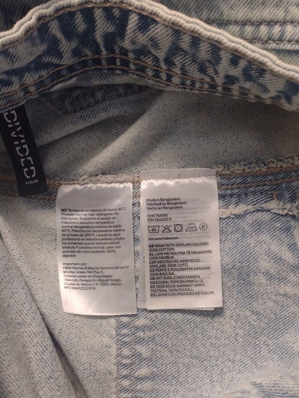 Divided Light Blue Wms Size 6/30 Flare 13" Bell Bottom Front Flap Pockets - Picture 4 of 16